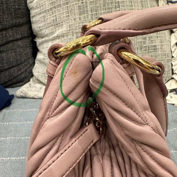 Brand new Miu Miu Matelasse leather bag with strap (Never used) - Picture 8 of 10